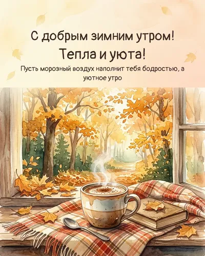 С добрым зимним утром! Тепла и уюта! — morning autumn 13